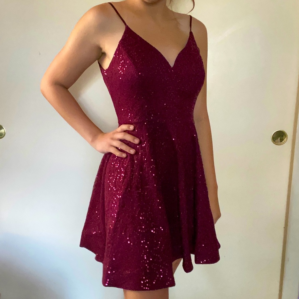 Red Sequence Beautiful Dress, size 11, Windsor